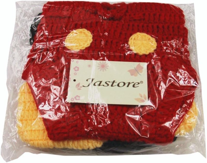 Jastore Photography Prop Baby Costume Cute Crochet Knitted Hat Cap Girl Boy Diaper Shoes Mouse - Image 2